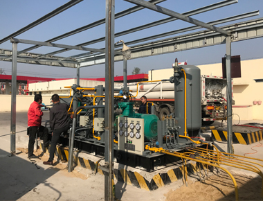 某加氣站壓縮機(jī)現(xiàn)場(chǎng)圖